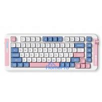 balta klaviatura belaide - Mchose MC-X75 Icy Creamsicle, Mėlyna-Rožinė (Blue-Pink) - 2 nuotrauka