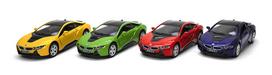 zaisliniai bmw modeliai - KINSMART automobilis BMW I8, 1:38, Juodas (Black) - 3 nuotrauka