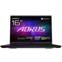 GIGABYTE AORUS MASTER 16 8XJJ4DEE64SP, Ryzen 9 8940HX, 32 GB, 1 TB, 16", RTX 5070 Ti, QHD OLED 240 Hz, Windows 11 Pro