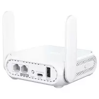 wi fi mesh - ASUS RT-BE58 Go Dual-Band Wi-Fi 7 Baltas (White) - 4 nuotrauka