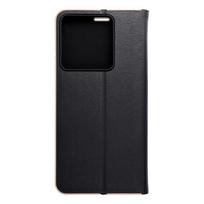 redmi 13 pro 5g deklas - OEM LUNA Book Gold dėklas Xiaomi Redmi Note 13 Pro 5G - Juodas (Black) - 2 nuotrauka