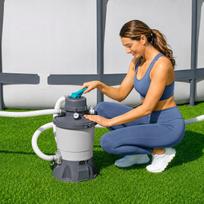 baseinas - Smėlio siurblys baseinams su filtro rutuliais 3596 l/h Bestway 58515 - 3 nuotrauka