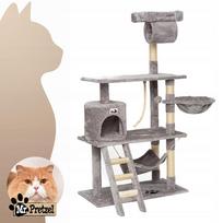 draskykle katems - Kačių draskyklė Pets Collection Mr. Pretzel Ocelot, 40 cm x 75 cm x 141 cm, pilka sp. - 3 nuotrauka
