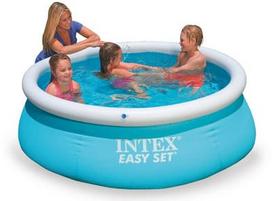 pripuciama sukurine vonia - Baseinas Intex Easy Set 1.83x0.51m - 1 nuotrauka