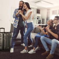 manta kolonele - Manta SPK1203B100 LETO 100W Bluetooth Karaoke USB AUX - 8 nuotrauka