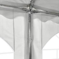 palapine 5x10 - Palapinė paviljonas Zeltpro 5x10 m, balta (White) - 6 nuotrauka