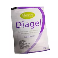 vitaminai katems - Meruve Diagel papildas nuo viduriavimo arba vidurių konstipacijos katėms ir šunims, 10 g x 4 - 2 nuotrauka