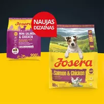 sunu maistas 10 kg - Sausas šunų maistas Josera Mini, vištiena/lašiša, 10 kg - 2 nuotrauka