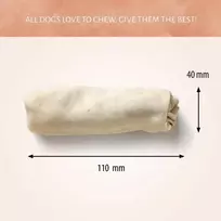 karves jauciai - Skanėstas šunims Antos Raw Hide Roll, karvės oda, 0.045 kg - 2 nuotrauka