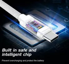 usb type c data cable - Swissten Textile USB To USB Type-C 3.1 Charge Cable 2m Red - 4 nuotrauka