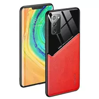 iphone 12 red - Mocco Lens Leather Back Case for Apple Iphone 12 Pro Red - 4 nuotrauka