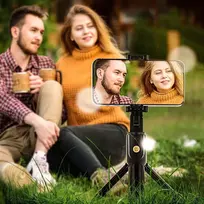 selfie stick pigu - RoGer 2in1 Selfie Stick + Tripod Telescopic Stand - 2 nuotrauka