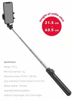 asmenukiu lazdos - Swissten "Bluetooth With Remote Control"Black - 3 nuotrauka