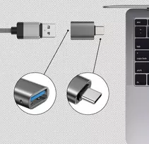 usb a to usb c usb 3.0 - Swissten OTG Adapteris USB-C prie USB 3.0 jungtis - 2 nuotrauka