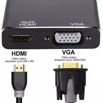 adapteris hdmi to displayport - DisplayPort to HDMI   VGA adapteris v1.4 / 4K@30Hz - 3 nuotrauka