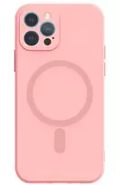 apple iphone 14 silicone case - Mocco "MagSilicone Soft Back Case iPhone 14 Plus" Pink - 2 nuotrauka
