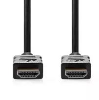 hdmi 1m laidas - Nedis CVGT34000BK10 Ethernet HDMI to HDMI 1m - 2 nuotrauka