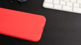 apple iphone 15 pro deklas silicone - Swissten "Soft Joy Case iPhone 15 Pro" Red - 3 nuotrauka