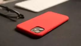 iphone 15 pro max deklas silicone case - Swissten "Soft Joy Case iPhone 15 Pro Max" Red - 4 nuotrauka