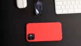 iphone 15 pro max deklas silicone case - Swissten "Soft Joy Case iPhone 15 Pro Max" Red - 6 nuotrauka