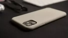 iphone 15 pro max deklas silicone case - Swissten "Soft Joy Case iPhone 15 Pro Max" Stone Grey - 5 nuotrauka