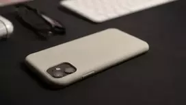 iphone 15 pro max deklas silicone case - Swissten "Soft Joy Case iPhone 15 Pro Max" Stone Grey - 6 nuotrauka