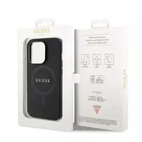 iphone 15 pro max deklas apple - Guess "Saffiano MagSafe iPhone 15 Pro Max" Black - 2 nuotrauka