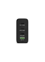 ikrovikliai 20w - Port Designs 900107-EU 120W GaN USB-C ir USB-A įkroviklis Juodas (Black) - 2 nuotrauka