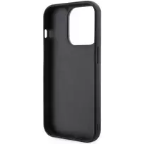 deklas apple iphone 14 - Karl Lagerfeld "Rubber Ikonik 3D iPhone 14 Pro Max" Black - 3 nuotrauka