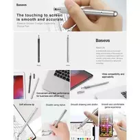 ekrano rasiklis - Baseus Golden Cudgel Stylus Pen Sidabras (Silver) - 4 nuotrauka