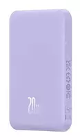 5000 mah powerbank - Baseus Magnetic Mini Powerbank 5000mAh 20W, violetinis - 3 nuotrauka
