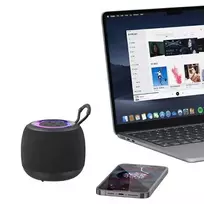 belaide bluetooth kolonele - Usams YIN US-YX014 Black (Juoda) - 3 nuotrauka