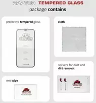 senukai plevele - Swissten Swissten Raptor Diamond Ultra Full Face Tempered Glass Aizsar - 3 nuotrauka