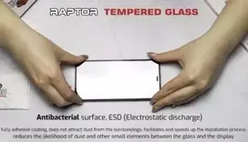 senukai plevele - Swissten Swissten Raptor Diamond Ultra Full Face Tempered Glass Aizsar - 4 nuotrauka