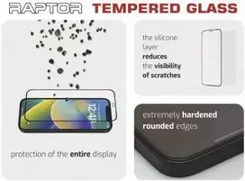 senukai plevele - Swissten Swissten Raptor Diamond Ultra Full Face Tempered Glass Aizsar - 7 nuotrauka