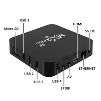 16 pro - Roger MXQ Pro 4K 5G TV Box 2GB / 16GB Juodas (Black) - 4 nuotrauka