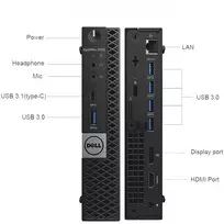 optiplex i5 - DELL OptiPlex 7050 Micro PC i5-6500T, 8GB DDR4, 256GB SSD, Windows 10 Pro, Naudotas (Used) - 2 nuotrauka
