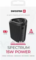 bluetooth kolonele 15w - Swissten Spectrum 15W Black (juoda) - 2 nuotrauka