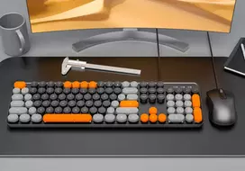 wireless mouse keyboard - Wocco CK280 Belaidė klaviatūra ir pelė Combo (Wireless Keyboard + Mouse Combo) - 2 nuotrauka