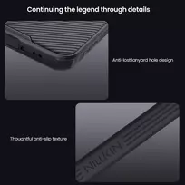 nillkin xiaomi - Nillkin "CamShield PRO Magnetic Hard Case for Xiaomi Poco F7" Juodas (Black) - 4 nuotrauka