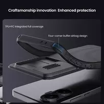 nillkin xiaomi - Nillkin "CamShield PRO Magnetic Hard Case for Xiaomi Poco F7" Juodas (Black) - 5 nuotrauka
