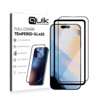 senukai plevele - Quik Full Cover Tempered Glass for iPhone 17 - 2 nuotrauka
