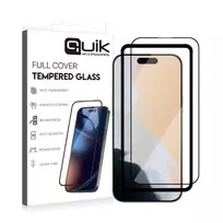 senukai plevele - Quik Full Cover Tempered Glass for iPhone 17 Air - 2 nuotrauka