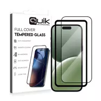 iphone 16 pro glass - Quik Full Cover Tempered Glass for iPhone 16 Pro - 2 nuotrauka