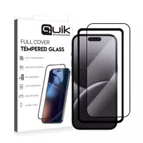 iphone 16 pro glass - Quik Full Cover Tempered Glass for iPhone 16 Pro Max - 2 nuotrauka