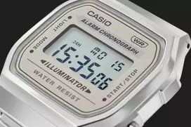 casio vintage laikrodziai - CASIO A168WA-8A Retro Vintage UNISEX Laikrodis - 6 nuotrauka