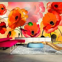 Fototapetas Artgeist Velvet Poppies, 280 cm x 490 cm