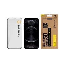 ekranas iphone 12 pro - Tactical "Glass Shield 5D iPhone 12 Pro Max" Black - 2 nuotrauka