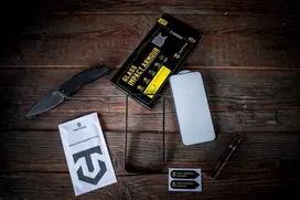 apsauginis stiklas ekranas samsung galaxy s24 - Tactical "Glass Impact Armour Galaxy S24" Black - 2 nuotrauka