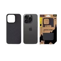 iphone 15 pro max deklas apple - Tactical MagForce Aramid Dėklas skirtas Apple iPhone 15 Pro Max - Juodas (Black) - 6 nuotrauka